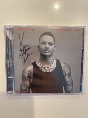 KANE BROWN SIGNED DIFFERENT MAN CD AUTOGRAPHED